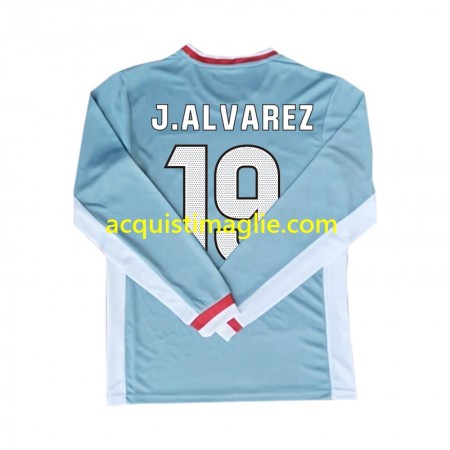 Divisa di Calcio Atlético Madrid Julian Alvarez 19 Trasferta 2024/2025 Manica Lunga
